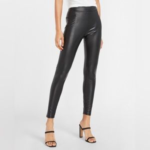 NWT Express Faux Leather Leggings size SP